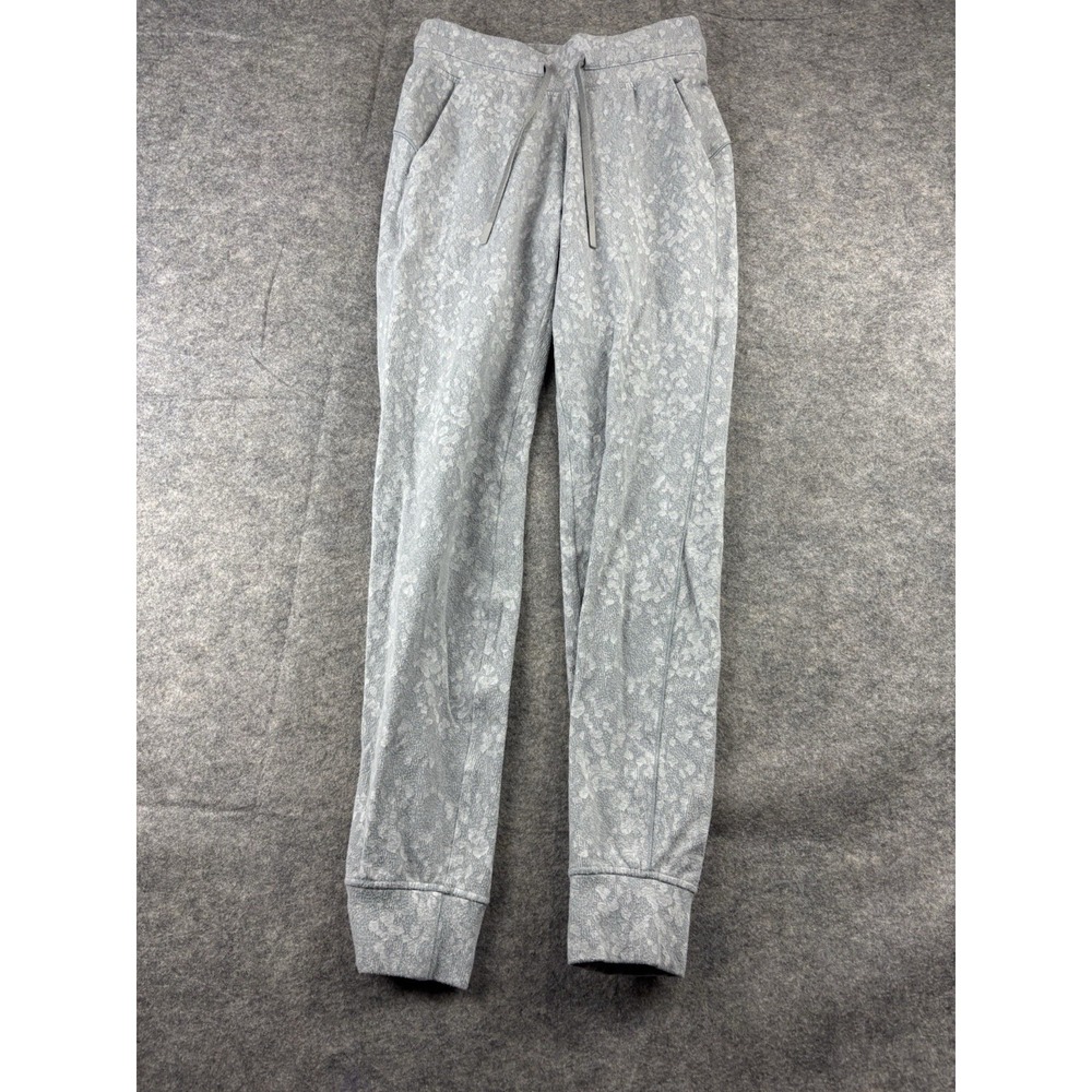Lululemon Ready To Rulu Pants Women Size 2 29" Gray Camo On The Move Active